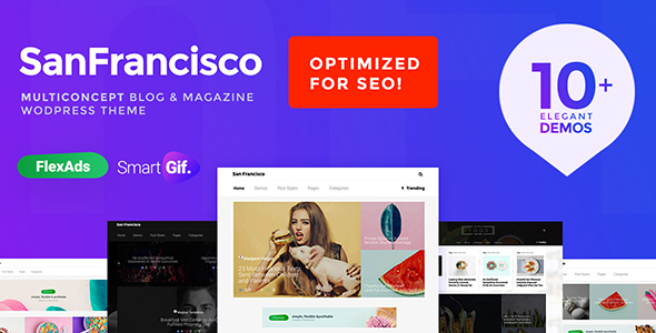 SanFrancisco - MultiConcept Blog & Magazine WordPress Theme SanFrancisco - MultiConcept Blog & Magazine WordPress Theme
