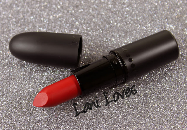 MAC The Matte Lip 2015 - Ruby Woo Lipstick Swatches & Review