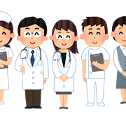 å»å¸«ã¨çè­·å¸«ã¨äºåã®ã¤ã©ã¹ã