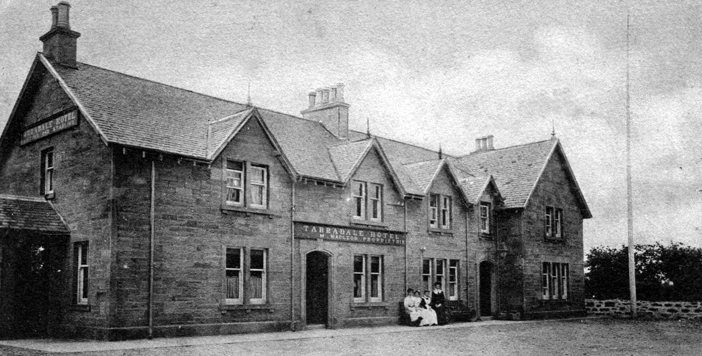 Tour Scotland Old Photograph Tarradale Hotel Muir of Ord Scotland