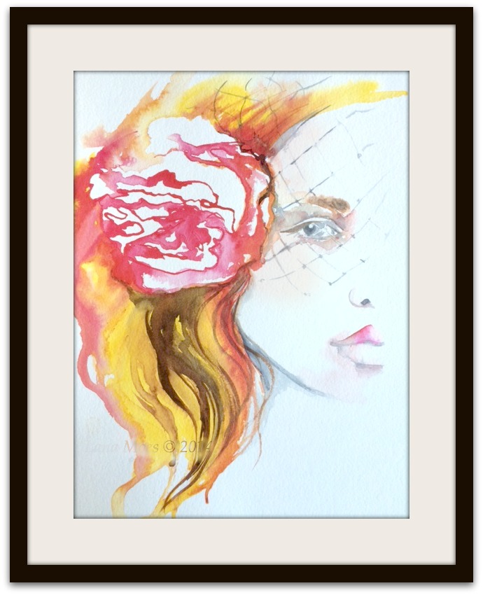 Lana's Art Studio Flower in Her Hair Flowers Everywhere..... I