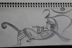 krishna pencil easy drawings lord sketch sketches step mind playful pad discover
