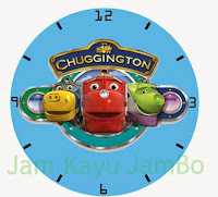 Jam dinding unik kereta Chuggington