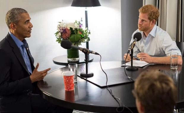 El príncipe Harry entrevista al ex presidente Barack Obama
