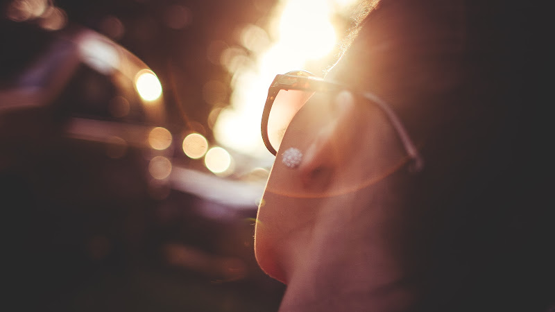 Girl Watching the Sunset HD