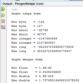 Macam-Macam Tipe Data Primitif pada Java Part 1 - Tutorial Java Mudah