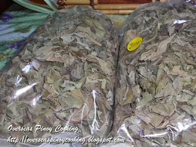 Dried Taro Leaves