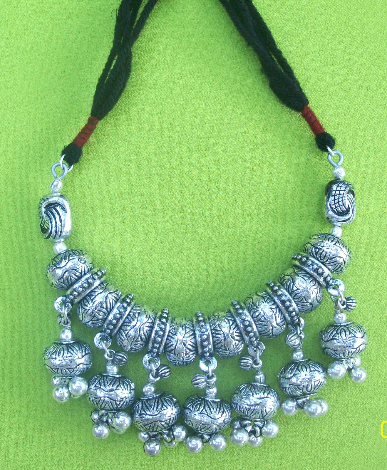 Daily Use Me Oxidized Silver Jewelry Set