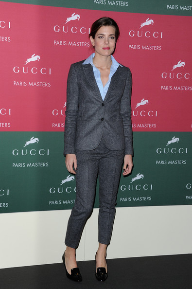 Charlotte Casiraghi attended the awards cerenomy of Gucci Grand Prix at the Gucci Paris Masters