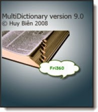  Multidictionary 9.0 - Từ điển Anh-Việt, Việt-Anh miễn phí