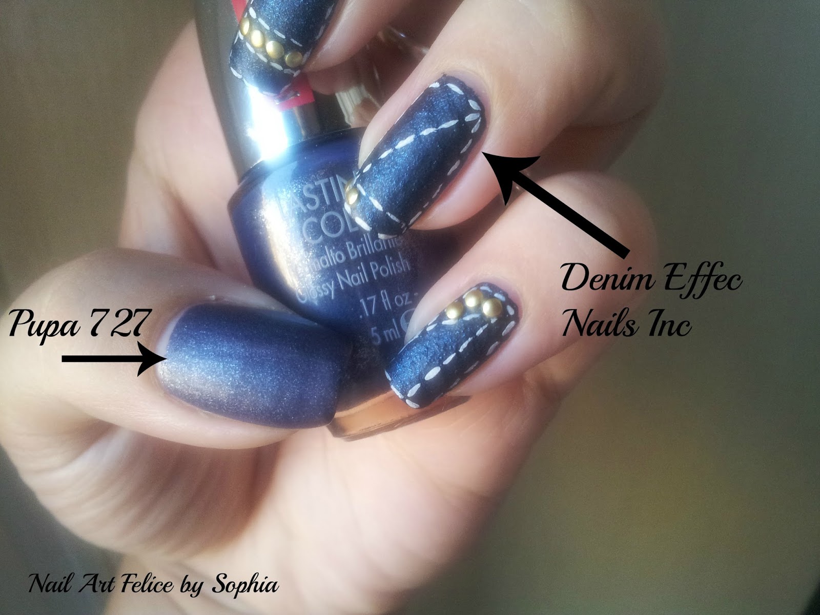 Dupes Smalto Nails Inc Denim Effect