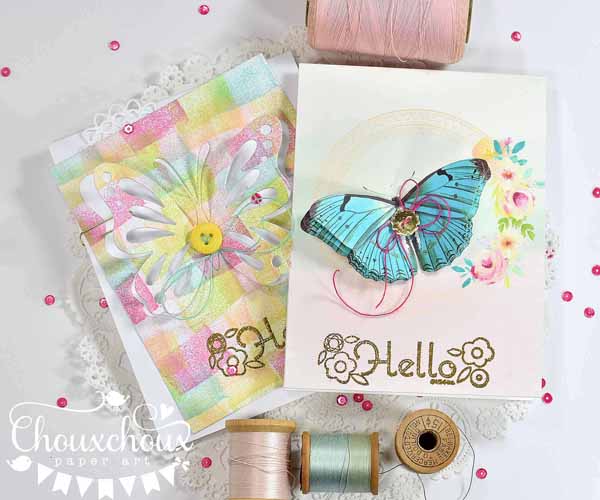 Lori Hairston Sponge Technique Video + Butterfly Card Printable
