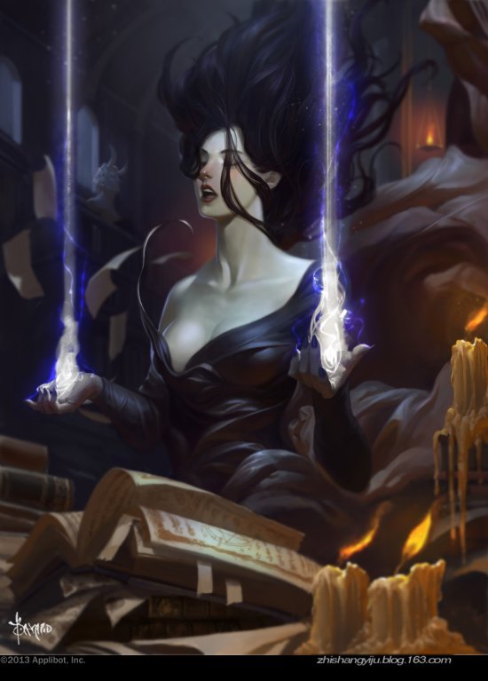 As impressionantes ilustrações de fantasia de Bayard Wu Bayard Wu deviantart ilustrações fantasia chinesa games