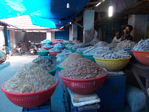 Dry Fish in Ernakulam market.