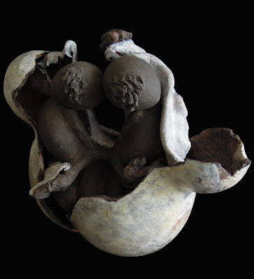 Gêmeos - terre cuite, 37cm
