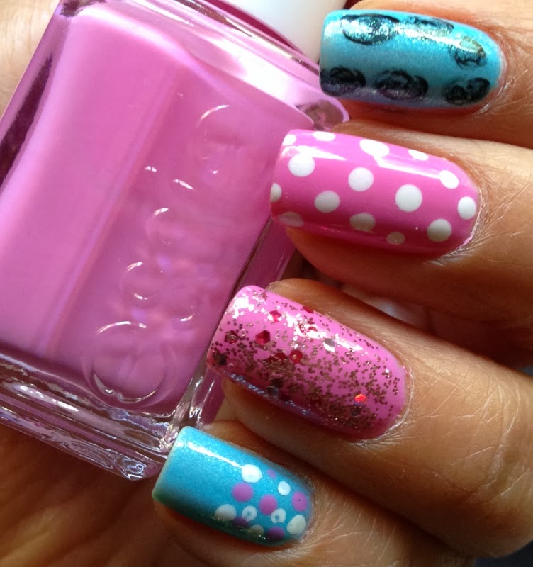 The Made Up Maiden: NOTD: Pink & Blue Nails for Pregnancy and Infant ...