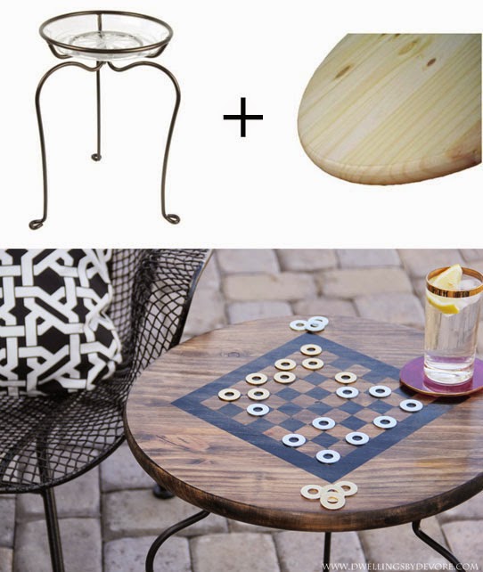 Dwellings By DeVore DIY outdoor checkers table