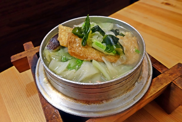 采月居素食日本料理湯烏龍麵