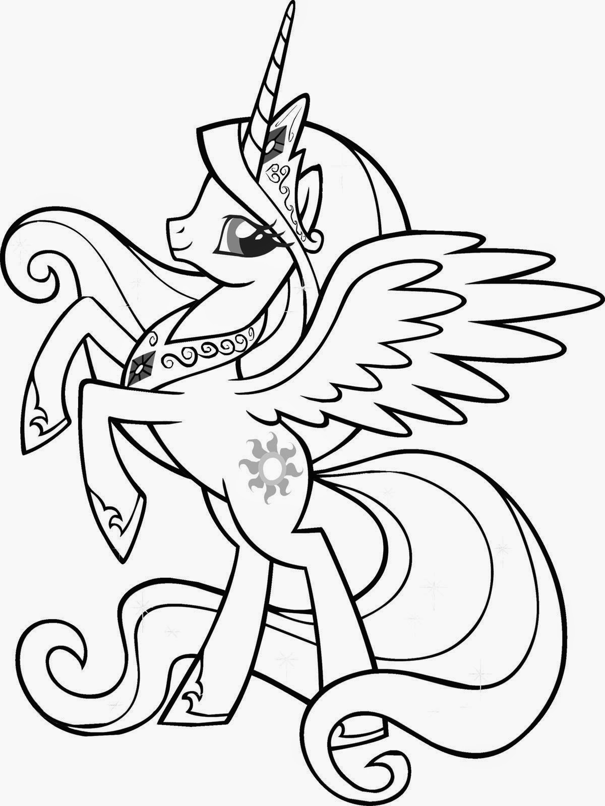Printable Pony Coloring Pages Printable World Holiday