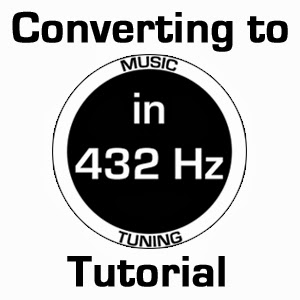 Converting from 440 hz to 432 hz tutorial