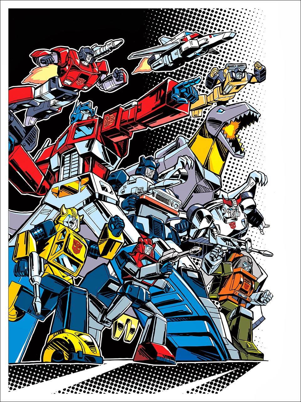 “Autobots” Transformers 30th Anniversary Giclee Print by Guido Guidi