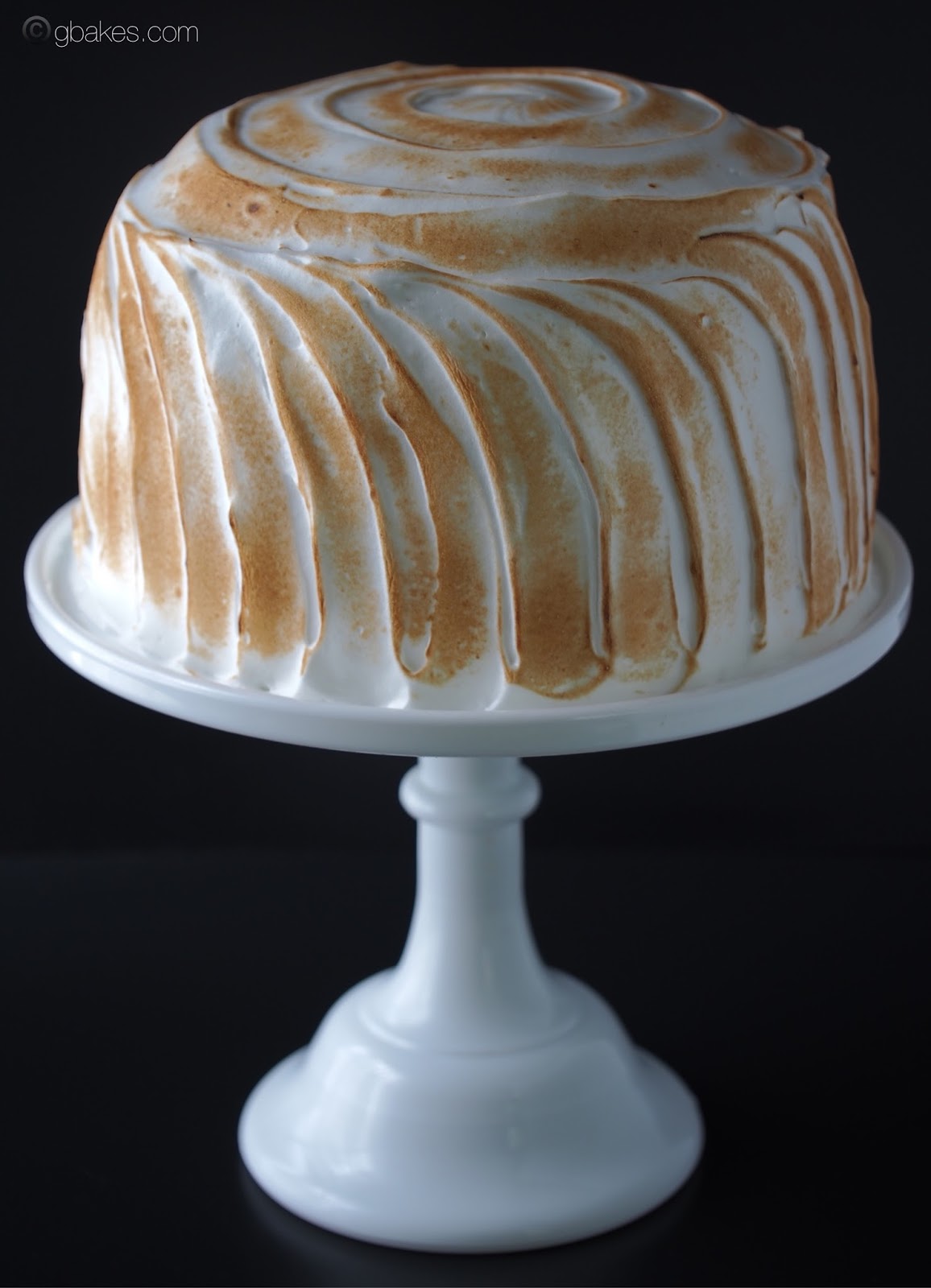 Chocolate Peanut Butter Cake with Toasted Marshmallow Frosting and a