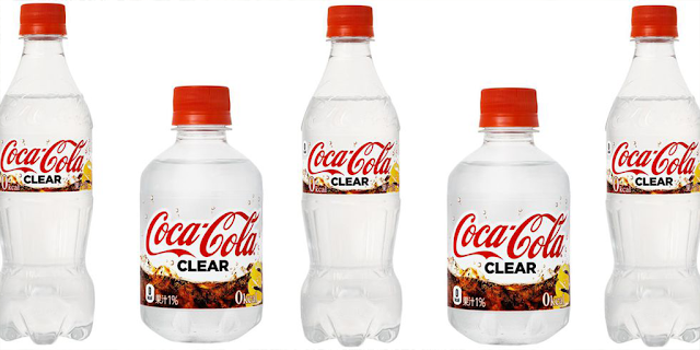 Coca-Cola transparente é a nova sensação do outro lado do Planeta
