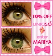 My Readers Get 10% From Uniqso Circle Lenses & Beauty. Click Below & Enter Code MARIYA @ Checkout.