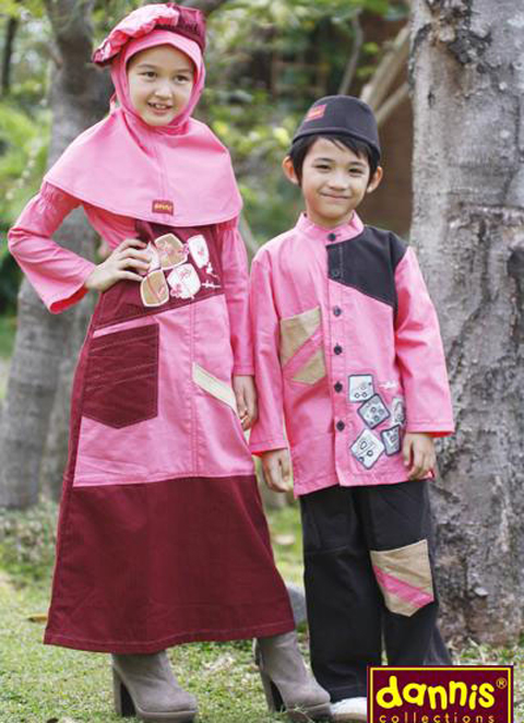 41 Contoh Model Baju Muslim Anak Dannis Lebaran Terbaru 