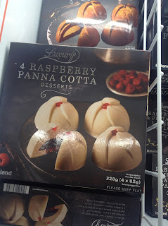 Iceland Luxury Raspberry Panna Cotta Desserts