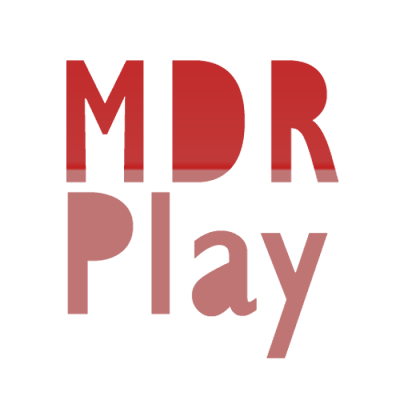 MDR Play logo 3. Principal logomarca do site de música MDR Play (primeiro semestre de 2016)