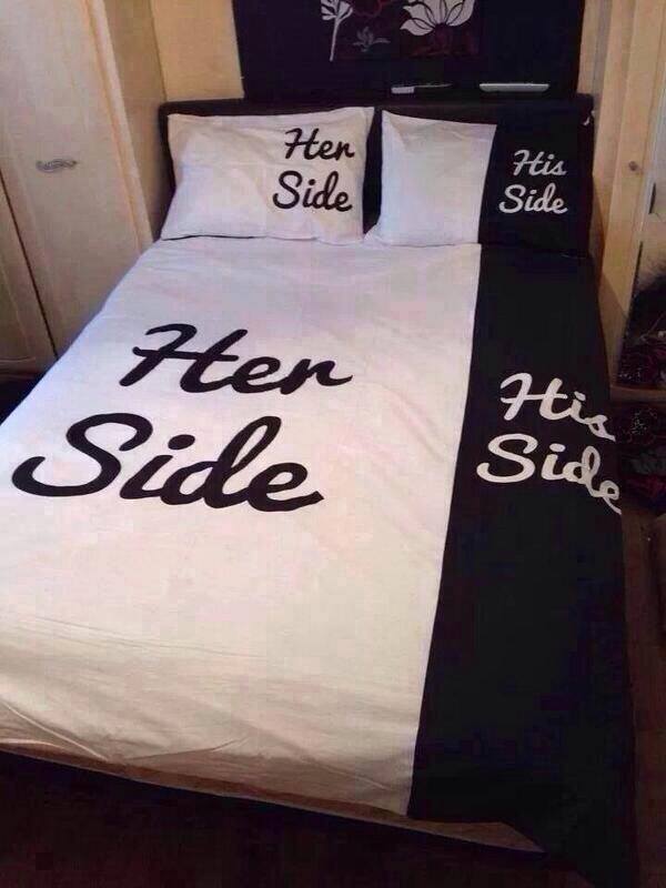 20 Hilarious But True Differences Between Men And Women - On bed divisions