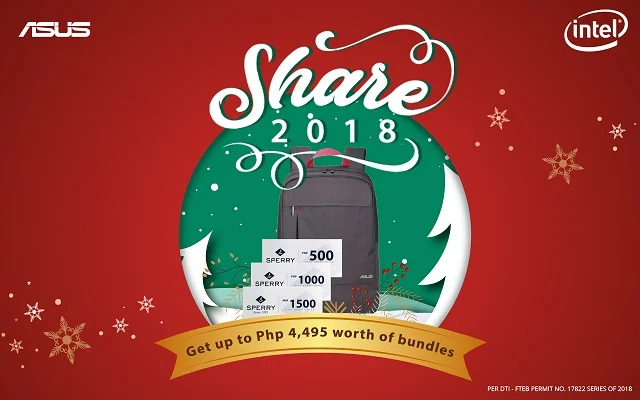 ASUS Share 2018 Christmas Promo Laptops