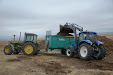 Cámara Muck Spreader & New Holland T6.165 (Echando estiércol) 