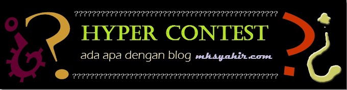 Hyper Contest - Ada Apa Dengan Blog Mksyahir.com