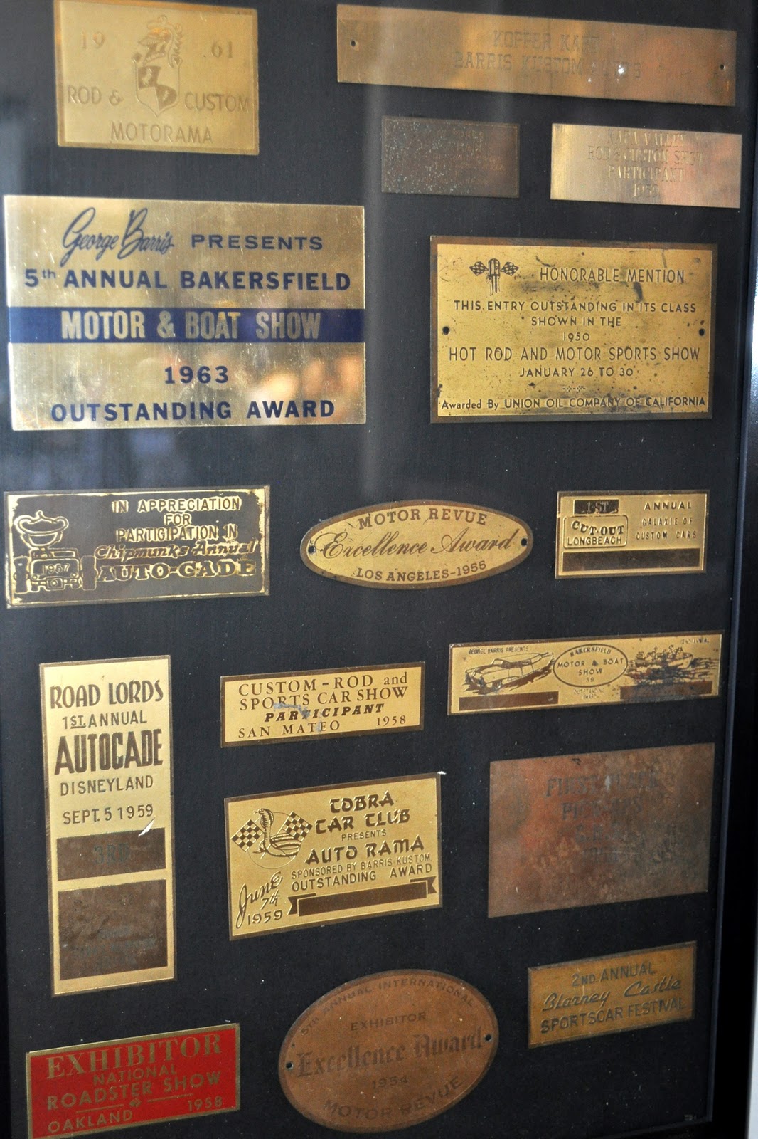 Just A Car Guy Vintage dash plaques from the 50's and 60's