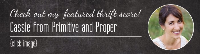 #thriftscorethursday Cassie's treasures from Primitive and Proper #thriftscorethursday Cassie's treasures from Primitive and Proper