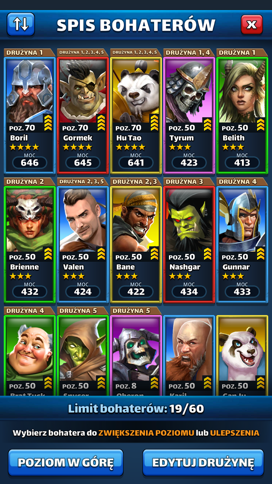 EMPIRES AND PUZZLES PORADNIK PL po grze JAK ULEPSZAĆ, PODNOSIĆ POZIOMY