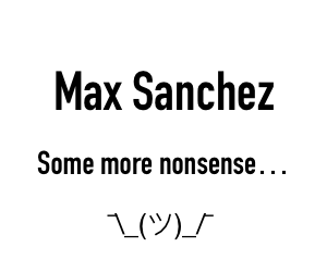 Max Sanchez