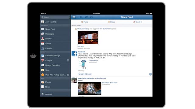 Facebook App Finally For iPad [Download]