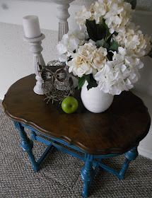 {createinspire}: Antique Peacock Side Table