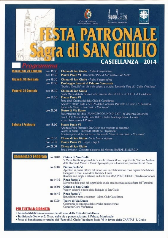 Olonaweb CASTELLANZA SAGRA DI SAN GIULIO