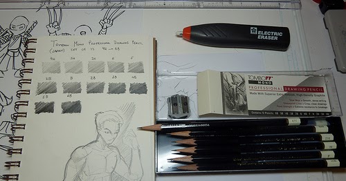 Tombow Mono Professional Drawing Pencils, 2B Hardness, Set of 12