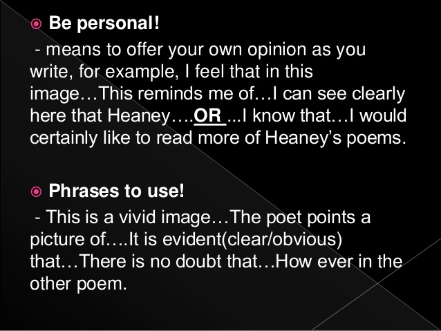 List of seamus heaney poems image