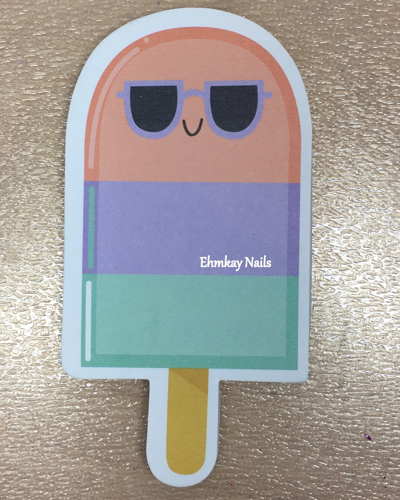 ehmkay nails Target Popsicle Nail Art with Essie Polish