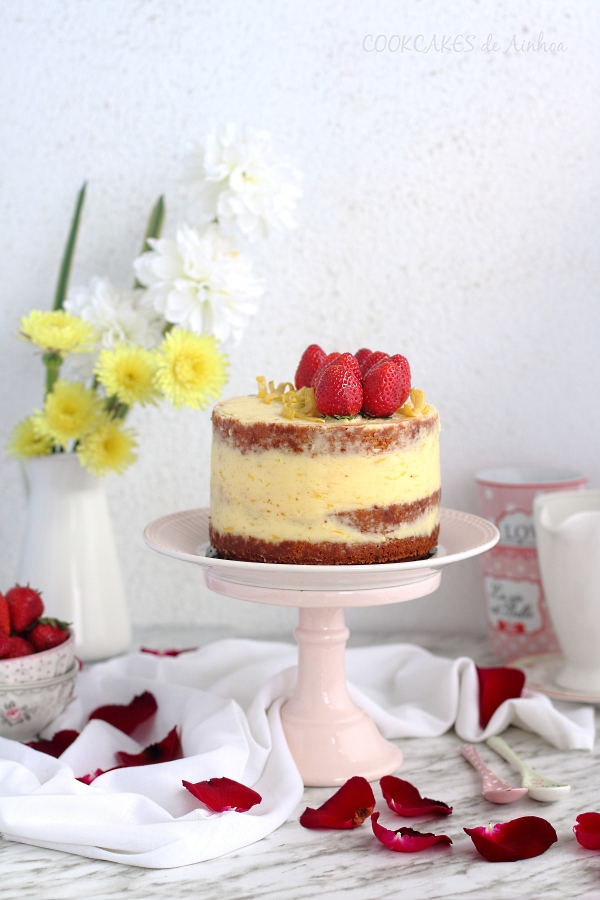Layer Cake de Limón y Fresa