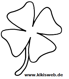 GRATIS AUSMALBILDER KLEEBLATT FREE DOWNLOAD - Ausmalbilder