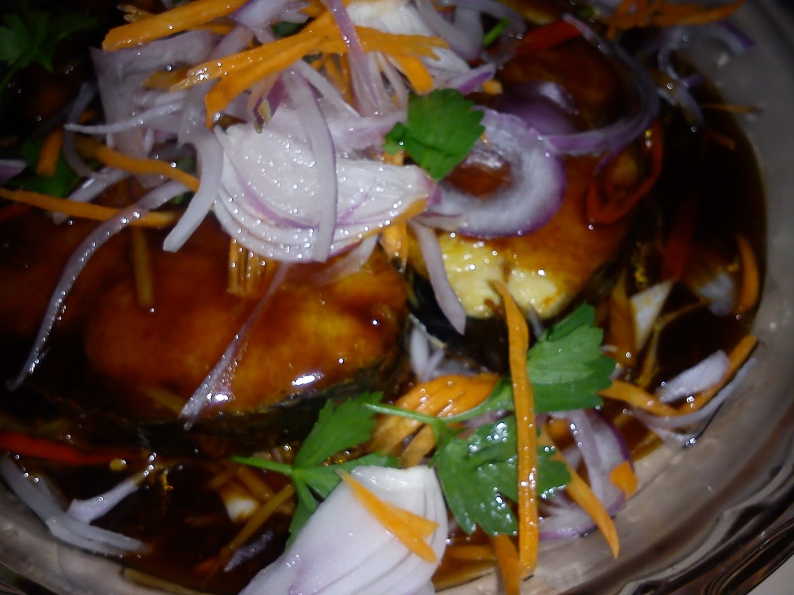 Cooking Pleasure FRIED MACKEREL SLICES IN BBQ SAUCE