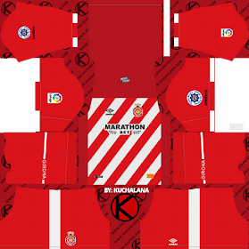 Girona FC 2018/19 Kit - Dream League Soccer Kits