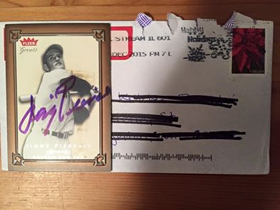 signed sealed delivered they re mine jimmy piersall ttm